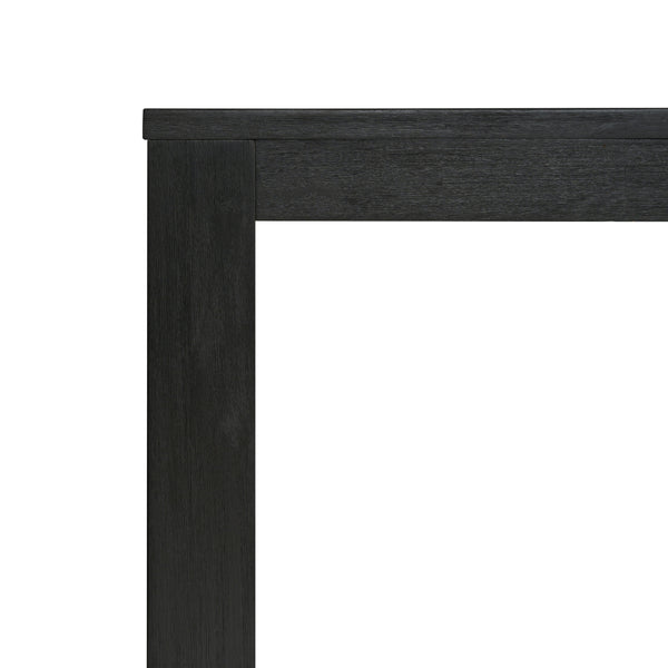 Bedford KD Butterfly Dining Table w/ 20" Ext., Brushed Black 