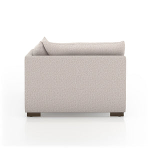 Westwood Sectional In Bayside Pebble And Espresso
