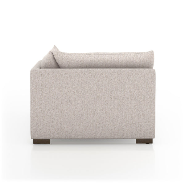 Westwood Sectional In Bayside Pebble And Espresso