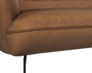 ARMANI SOFA - COGNAC LEATHER