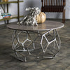 Cell Coffee Table with Marble Top