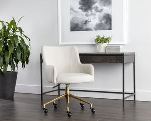 FRANKLIN OFFICE CHAIR - BEIGE LINEN