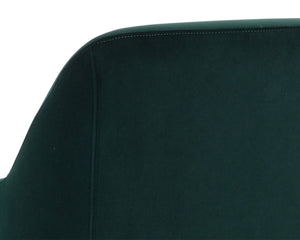 JAIME LOUNGE CHAIR - MEG DARK EMERALD