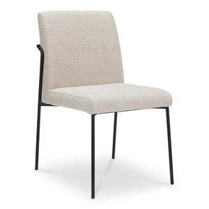 Danny Dining Chair Set of 2 in Ivory