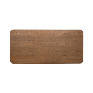 Classic Home Vander Solid Wood Dining Table in Oak
