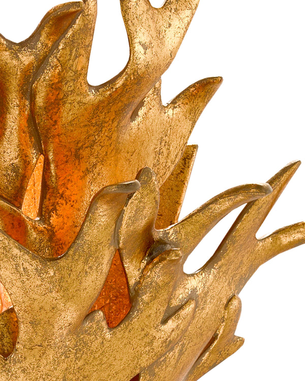 Formby Wall Sconce In Gold Leaf