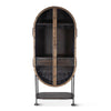 Bowery Tall Oval Bar Cabinet