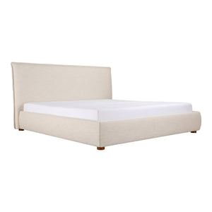 Luzon King Bed in Wheat Upholstery