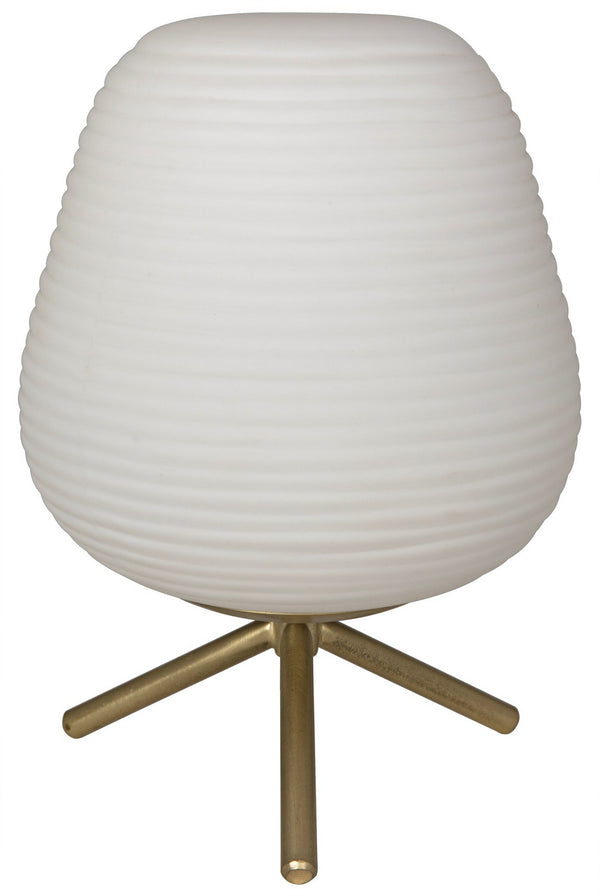Foka Table Lamp, Metal with Brass Finish