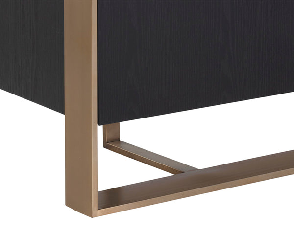 DALTON SIDEBOARD - ANTIQUE BRASS - BLACK