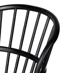 Connor Dining Chair In Black Ash