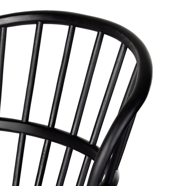 Connor Dining Chair In Black Ash