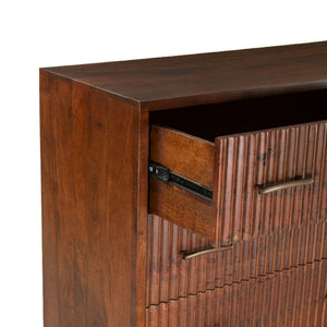 Cosmopolitan Six Drawer Dresser, Honey Brown
