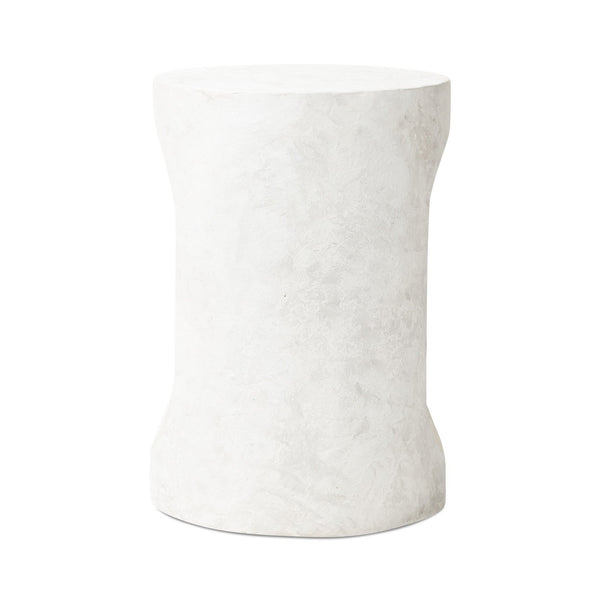 Samson End Table In Textured Lunar Concrete