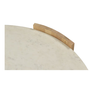 Moe's Dala Marble & Oak Coffee Table
