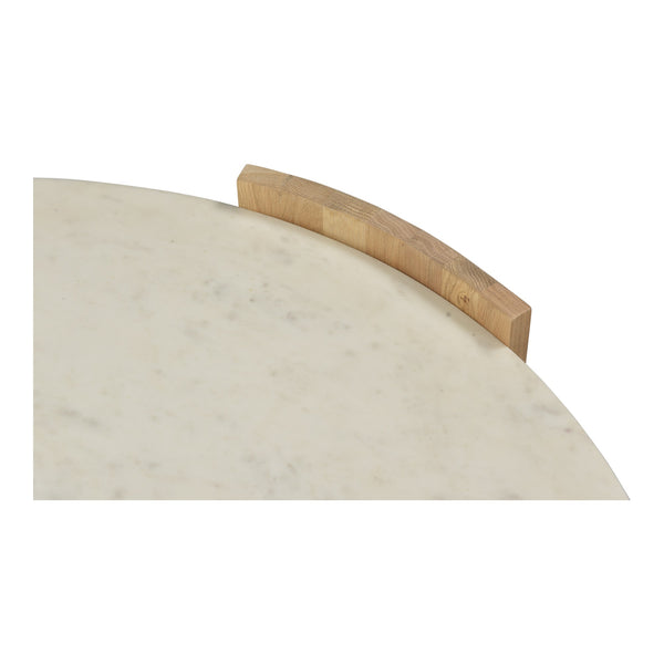 Moe's Dala Marble & Oak Coffee Table
