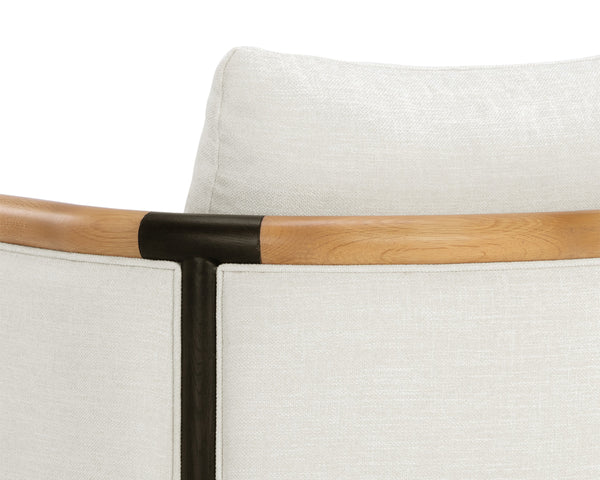 WILDER LOUNGE CHAIR - HEATHER IVORY TWEED