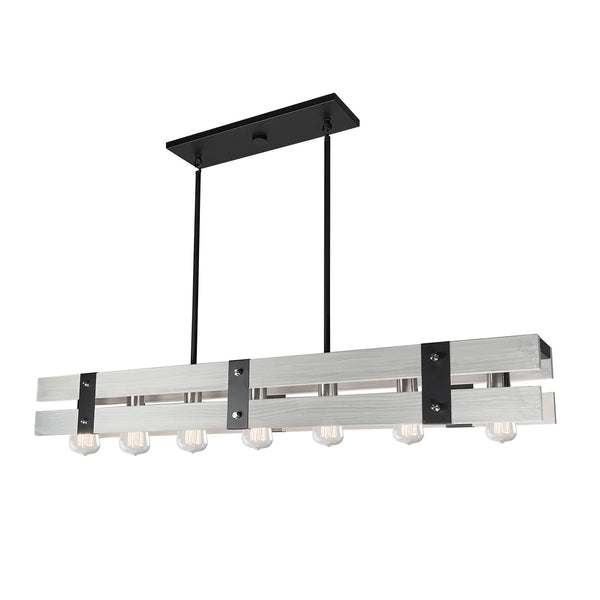 Barnyard AC11277BW Island Light in Beach Wood