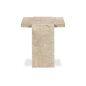 Romano End Table - Lunar Marble
