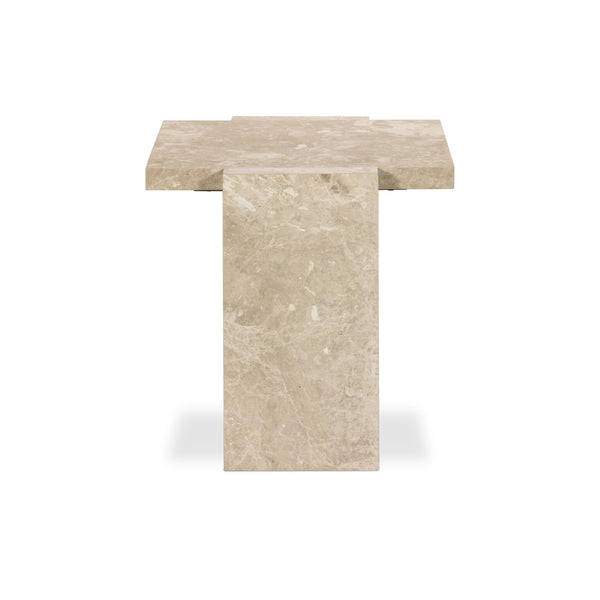 Romano End Table - Lunar Marble