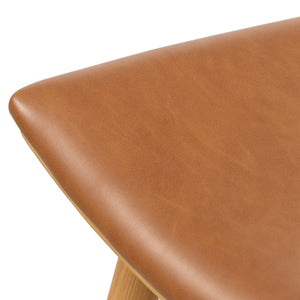 Union Saddle Stool In Smoked Naturl In Counter