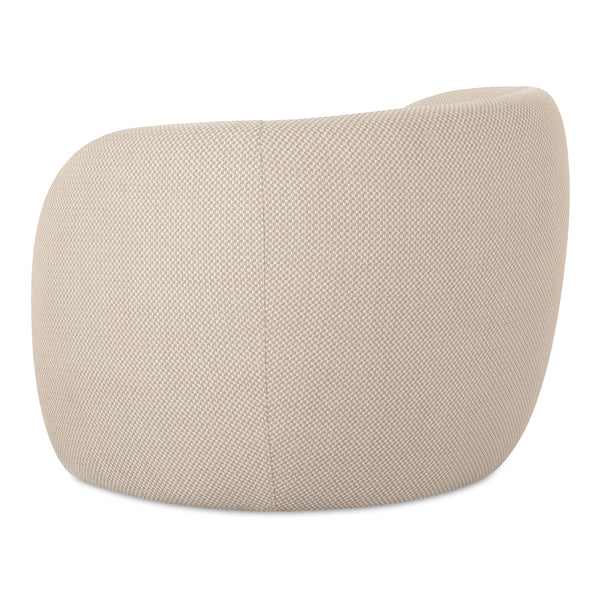 Moe's Rae Outdoor Accent Chair in Beige Check