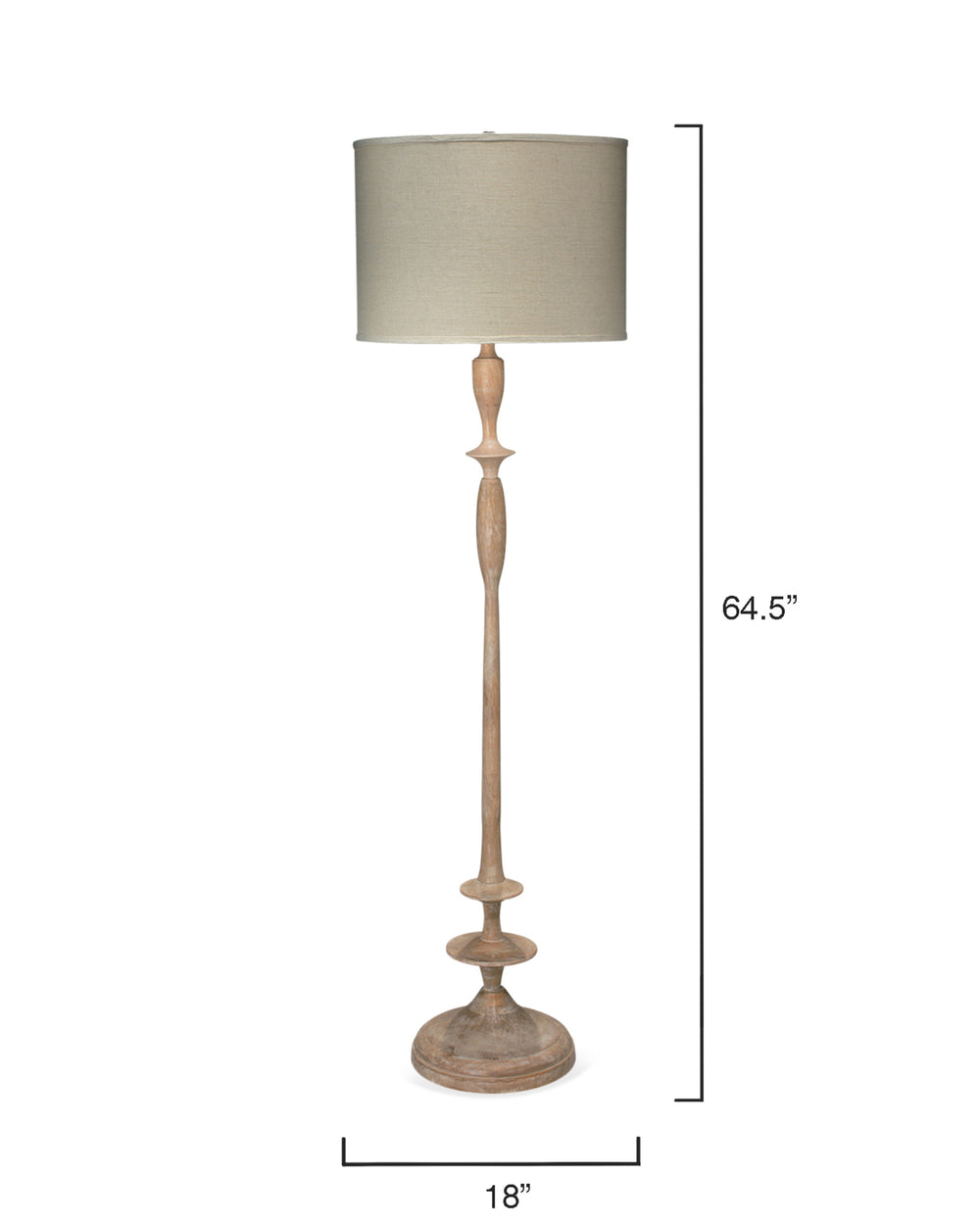 Petite Paro 1-Light Wood Floor Lamp