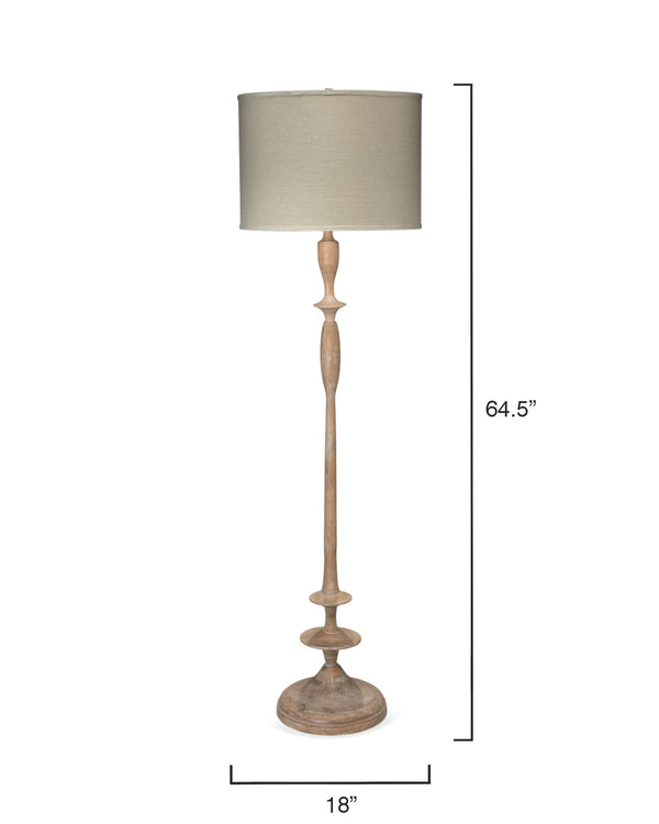 Petite Paro 1-Light Wood Floor Lamp