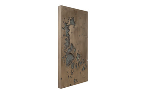 Splotch Wall Art, Rectangle, Bronze Finish