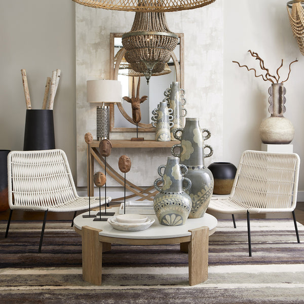 Mindful Java Sculpture in Rustic