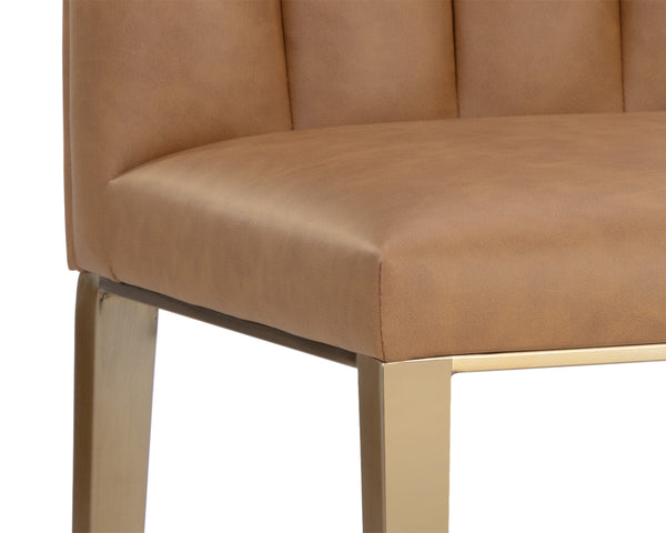 WILBUR COUNTER STOOL - MILLIKEN COGNAC