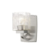 Zaid 1 Light Wall Sconce in Brushed Nickel Finish