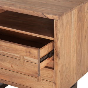 Aspen 24" Night Chest, Two Drawer and Shelf