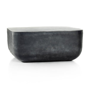 Basil Square Coffee Table In Aged Grey