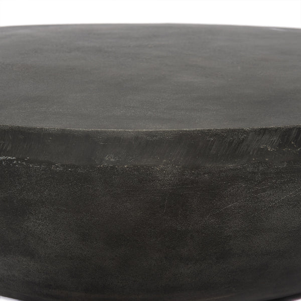 Basil Outdoor Round Coffee Tbl In 48" In Grey