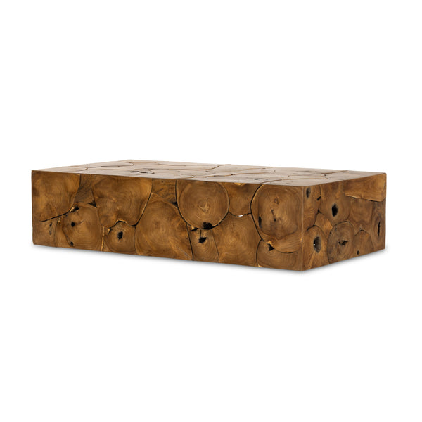 Tomlin Outdoor Coffee Table In Teak Root