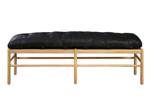 Osborne Leather Bench