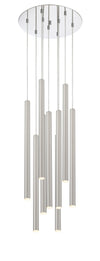 Forest 9 Light Island/Billiard in Chrome Finish