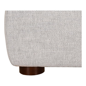 Moe's Luzon King Bed in Light Grey Linen