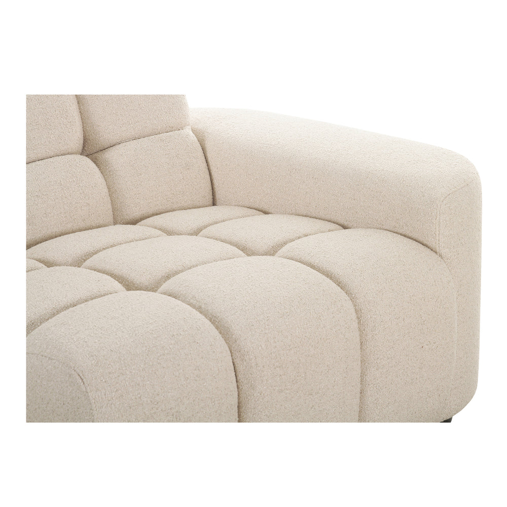 Moe's Roman L-Shaped Sectional in Beige