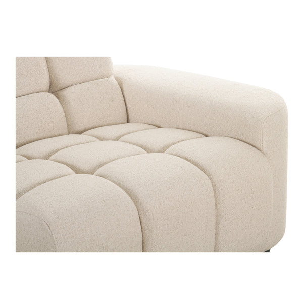Moe's Roman L-Shaped Sectional in Beige