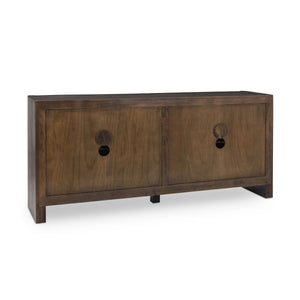 Ledro Solid Mango Wood Cabinet with Carvings