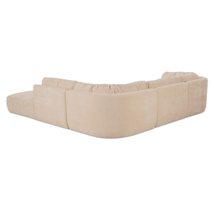 Moe's Matina Dream Modular Sectional in Oatmeal
