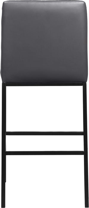 Bernard Stool In Grey Faux Leather