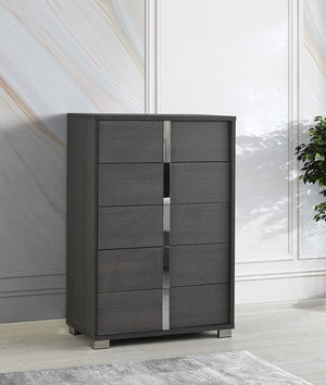 Giulia Dresser in Matte Gray