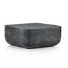 Basil Square Coffee Table In Aged Grey