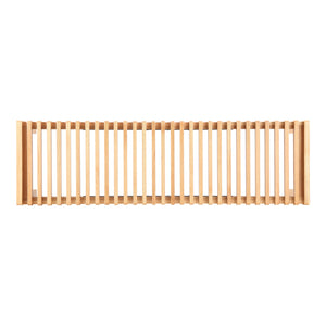Moe's Rohe Bench Natural Oak with Slat Detailing