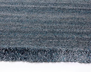 LINDAU HAND-WOVEN RUG - TEAL - 8' X 10'