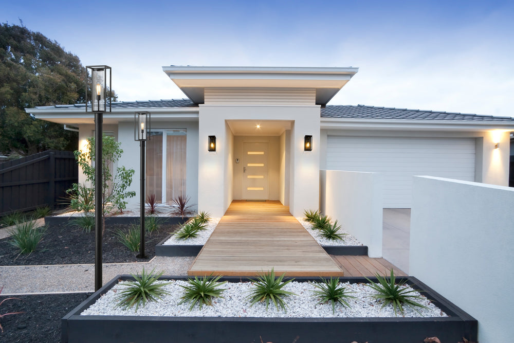 Dunbroch 1 Light Outdoor Post Mounted Fixture in Black Finish