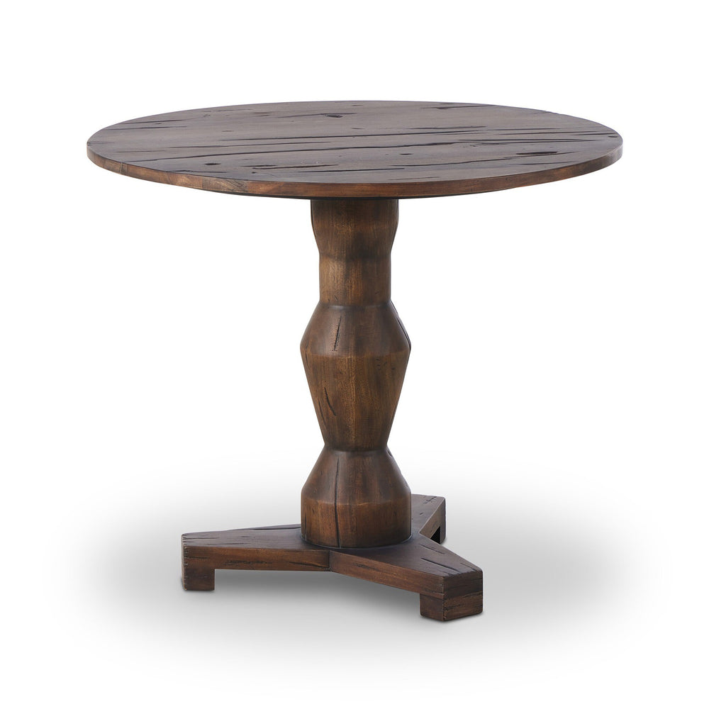Rivi Large End Table In Antique Belgium Bleach